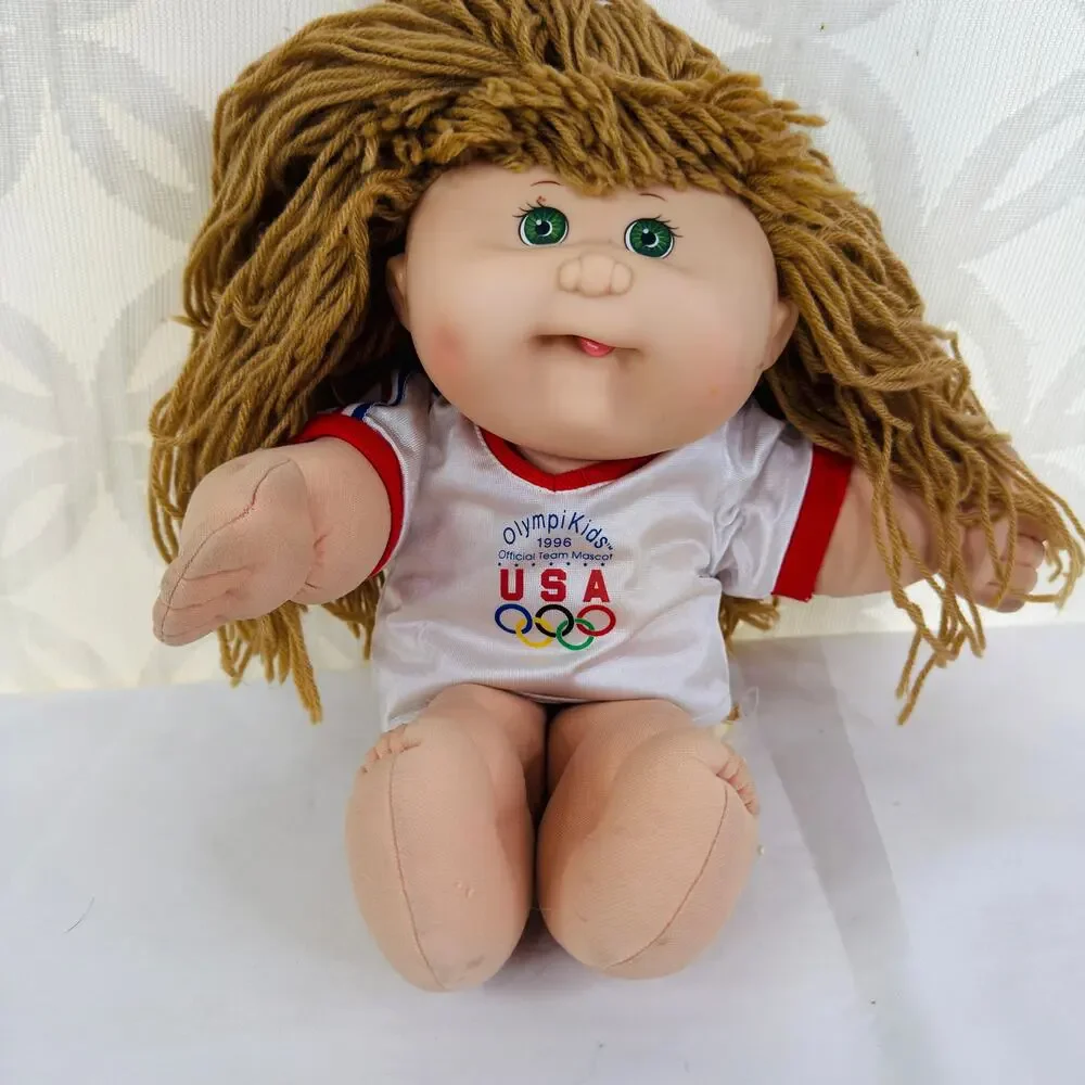1996 Cabbage Patch Kids Olympikids Special‎ Edition Doll Green Eyes